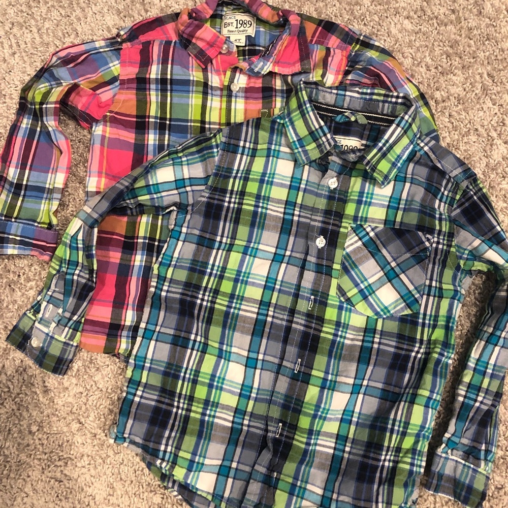 Boys button down lot